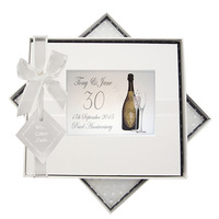 30TH PERSONALISED -ANNIVERSARY  -  GUEST BOOK (P-CF30G)