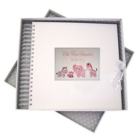 PERSONALISED BABY PINK TOYS CARD & MEMORY BOOK (PL2) (P-BTP10)