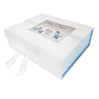 PERSONALISED BABY BLUE TOYS  - LARGE KEEPSAKE BOX (P-BTB2X)