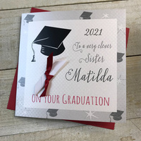 PERSONALISED GRADUATION SISTER - A SCROLL (P20-41-SIS)