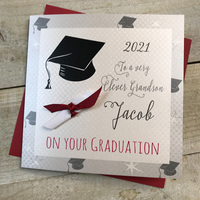 PERSONALISED GRADUATION GRANDSON - A SCROLL (P20-41-GS)