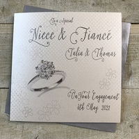 PERSONALISED NIECE & FIANCE ENGAGEMENT RING (P20-38a & XP20-38a)