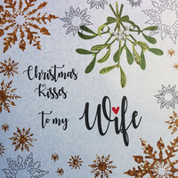 LARGE CHRISTMAS - KISSES TO MY WIFE (XF2-W)