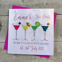 PERSONALISED HEN COCKTAILS (P18-22 & XP18-22)