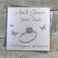 PERSONALISED SON & FIANCEE ENGAGEMENT  (P18-20S & XP18-20S)