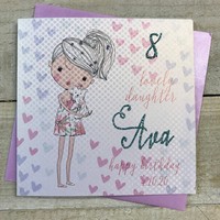 PERSONALISED DAUGHTER/ GR-DAU -MILLY'S WORLD HEARTS (P16-79)