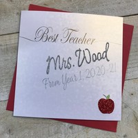 PERSONALISED THANK YOU TEACHER APPLE FROM THE CLASS (P16-51-CL)