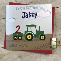 PERSONALISED AGE TRACTOR (P16-15)