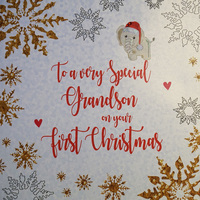 LARGE CHRISTMAS - GRANDSON FIRST CHRISTMAS (XF2-GSFC)