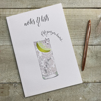 LINED NOTEBOOK GIN & TONIC (NA5-45W)