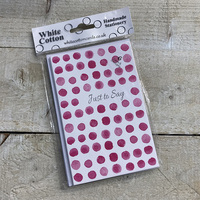 NOTELETS - BLUE & PINK DOTS PACK OF 6 (N95-6)