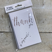 NOTELETS - THANK YOU WORDS PACK OF 6 (N95-22)