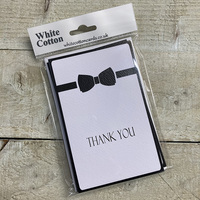 NOTELETS- THANK YOU BOW TIE PACK OF 6 (N95-10A)