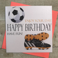 Birthday Footy Boots & Ball (N61) & (XN61)