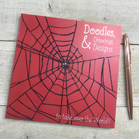 NOTEPAD CLASSIC SPIDERWEB DOODLES & DRAWINGS (N30-28)