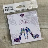 NOTEPAD MINI FLORAL SHOES (N10-41W)