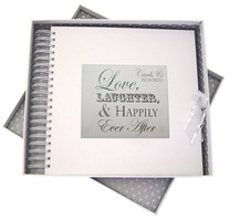 WEDDING LOVE LAUGHTER - CARD & MEMORY BOOK (LW10)