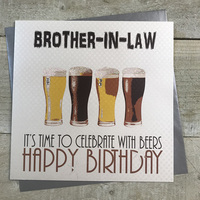 BROTHER-IN-LAW BIRTHDAY CELEBRATE WITH BEERS  (LLR13)