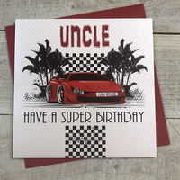UNCLE BIRTHDAY RED SPEED RACER  (LLR11)