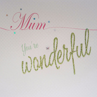MOTHERS DAY - LOVE LINES MUM YOU'RE WONDERFUL (LLM30)