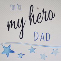 FATHER'S DAY - STARS YOU'RE MY HERO DAD (LLD34)