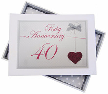 40TH RUBY ANNIVERSARY LOVE LINES PHOTO ALBUM - MINI (LLA40T)
