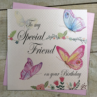 SPECIAL FRIEND BIRTHDAY BUTTERFLIES  (LL254)