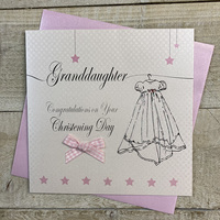 GRANDDAUGHTER CHRISTENING -  HANGING GOWN (LL233-GD) & (XLL233-GD)