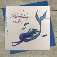BIRTHDAY LOVE LINES DIVING MERMAID WISHES (LL167)