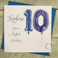 AGE 10- NEPHEW - BLUE HELIUM BALLOON (HB10-NEP)