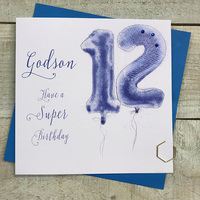 AGE 12 - GODSON - BLUE HELIUM BALLOON (HB12-GODS)