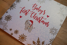 BABY'S FIRST CHRISTMAS SNOWFLAKES & ELEPHANT (F2-BFC)