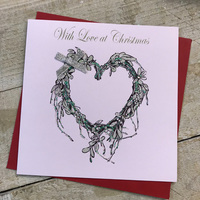 CHRISTMAS - WITH LOVE AT CHRISTMAS - HEART (EX1)