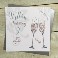 9- WILLOW ANNIVERSARY FLUTES (DT109)
