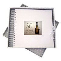 30TH PEARL ANNIVERSARY BOTTLE -CARD & MEMORY BOOK (CF30C)