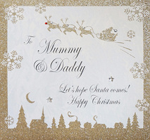 CHRISTMAS SPARKLE SLEIGH - MUMMY & DADDY (C1-MYDY)
