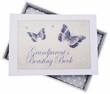 BOASTING BOOK GRANDPARENT'S BUTTERFLIES BLUE PHOTO ALBUM - MINI (BUB)
