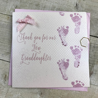 THANK YOU FOR OUR NEW GRANDDAUGHTER - LITTLE FEET (WB225-OGD)