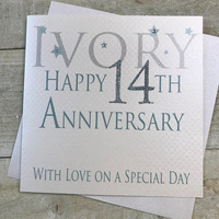 14 - IVORY ANNIVERSARY WORDS (AW14)