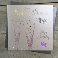 WIFE PROSECCO PRINCESS - FLUTES (B118 & XB118)