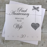 30TH WIFE PEARL ANNIVERSARY HEART (LLA30W )