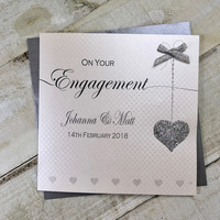 PERSONALISED ENGAGEMENT HANGING HEART (P18-19)