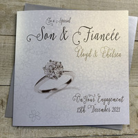 PERSONALISED ENGAGEMENT - SON & FIANCEE DIAMOND RING (PPS75A & XPPS75A) (XPPS75A)