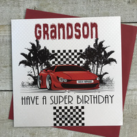 GRANDSON BIRTHDAY RED SPEED RACER (LLR5)