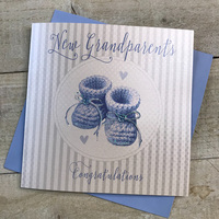 NEW GRANDPARENTS - BLUE BOOTIES (VN118)