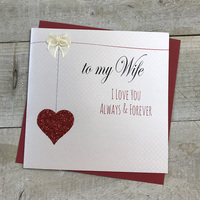 WIFE - I LOVE YOU ALWAYS & FOREVER RED HEART (LLV50)