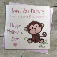 FROM YOUR LITTLE MONKEY - PINK - MOTHER'S DAY (MP8)