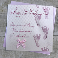 1ST MOTHER'S DAY - PINK FEET  (MB32)