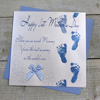 1ST MOTHER'S DAY - BLUE FEET (MB33)