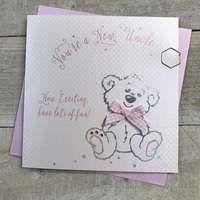 YOU'RE A NEW UNCLE - PINK TEDDY(B262)